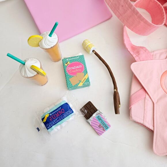 American Girl Bitty Baby Doll, Backpack and Accessories Lot Read - Picture 4 of 12